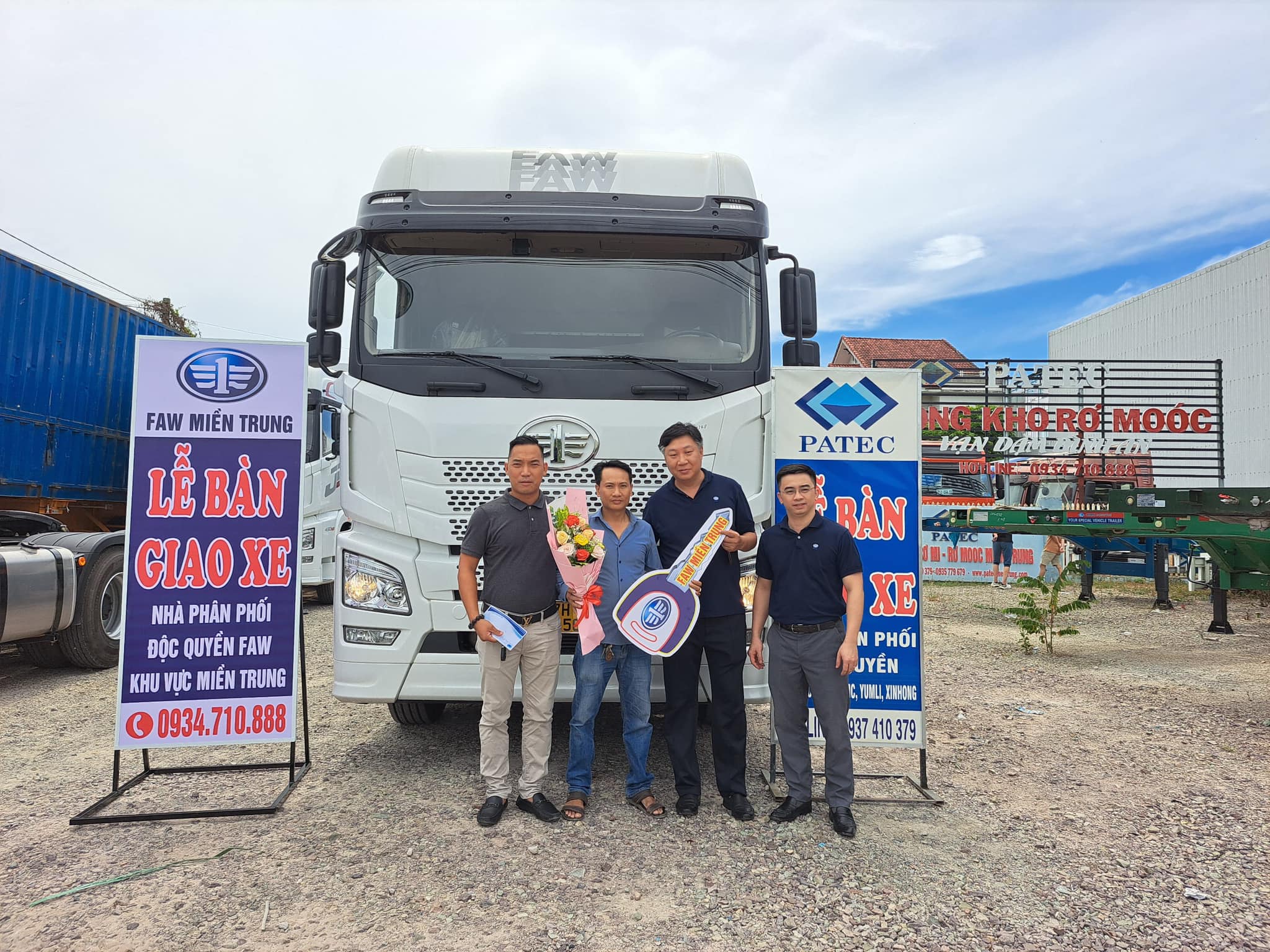 PATEC Miền Trung : Tự Hào Là Đơn Vị Phân Phối Đầu Kéo FAW Tại Miền Trung